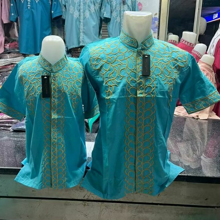 KOKO COUPLE AYAH ANAK //KOKO BORDIR COUPLE AYAH ANAK LAKI LAKI
