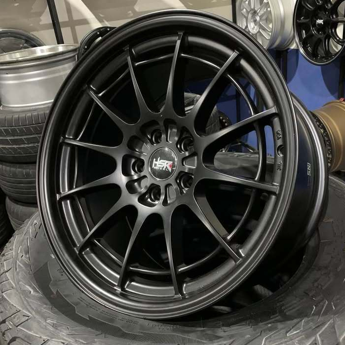Velg Racing Spider Ring 18 Original HSR SPIDER R18 Lebar 85/95 Pcd 5x112 Buat Reborn Civic Mercy Hrv