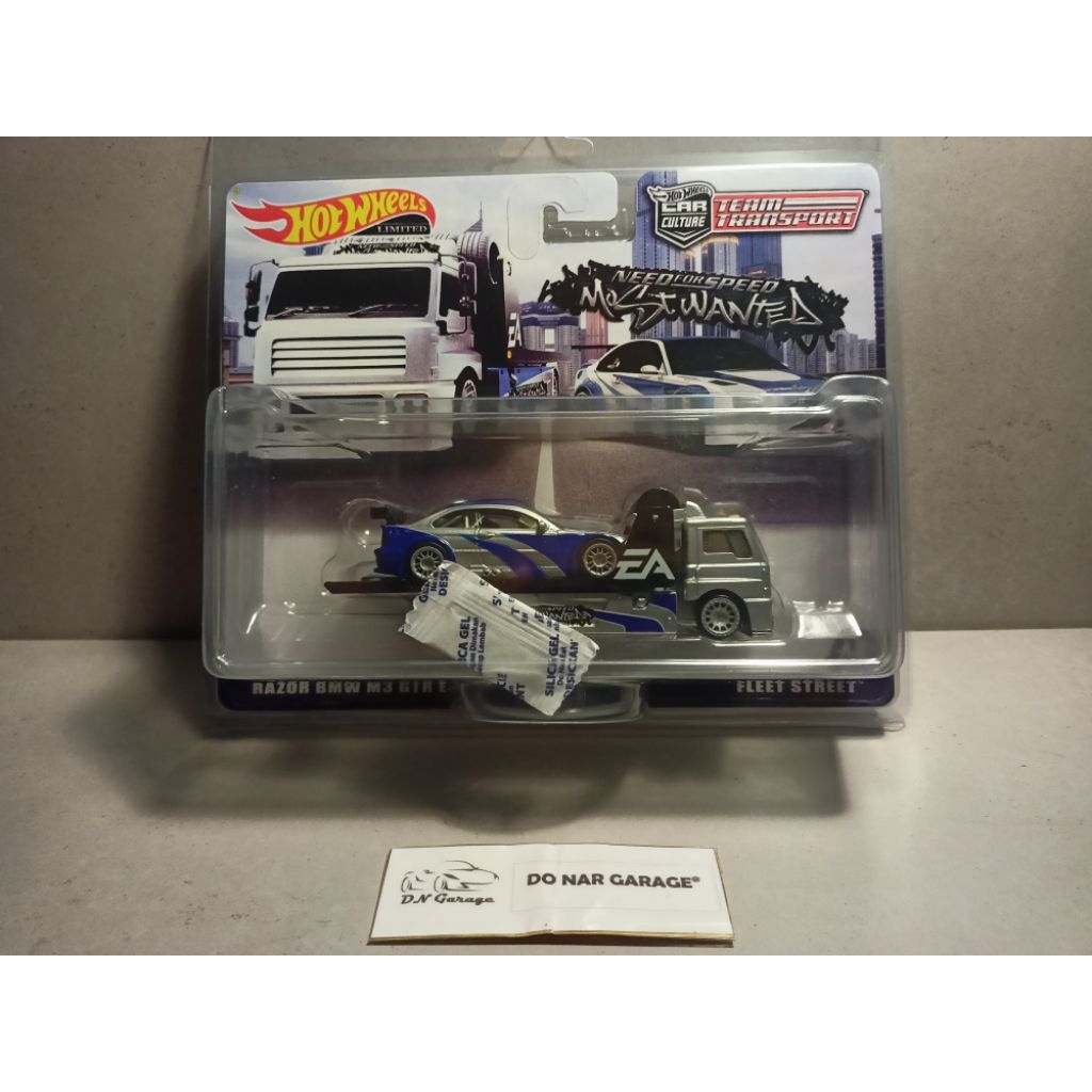 Hotwheels Premium Team Transport Need For Speed: Most Wanted (Custom) – Razor’s BMW M3 GTR E46 – Fle
