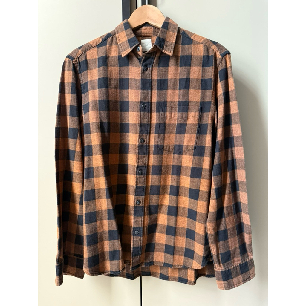 kemeja h&m flanel