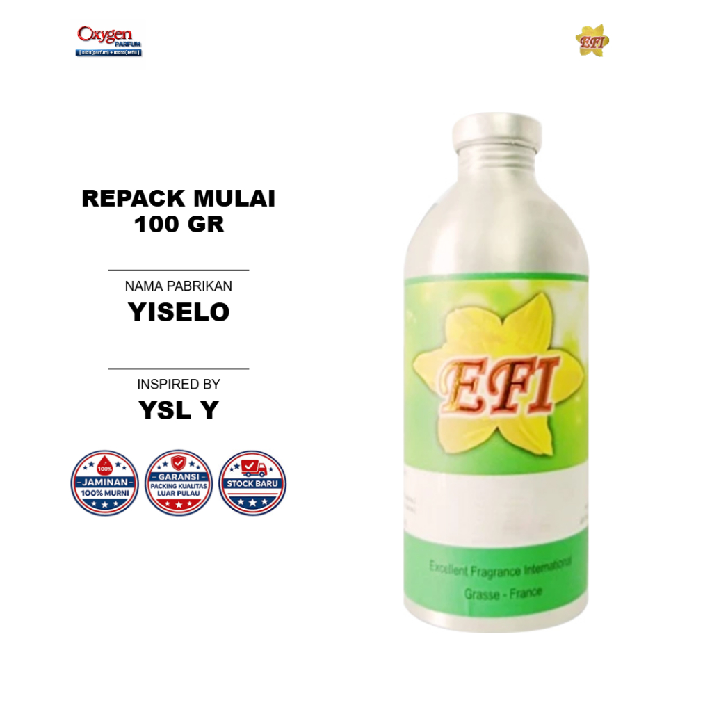 YISELO - EFI | OXYGEN PARFUM GROSIR | REPACK MULAI DARI 100 GR