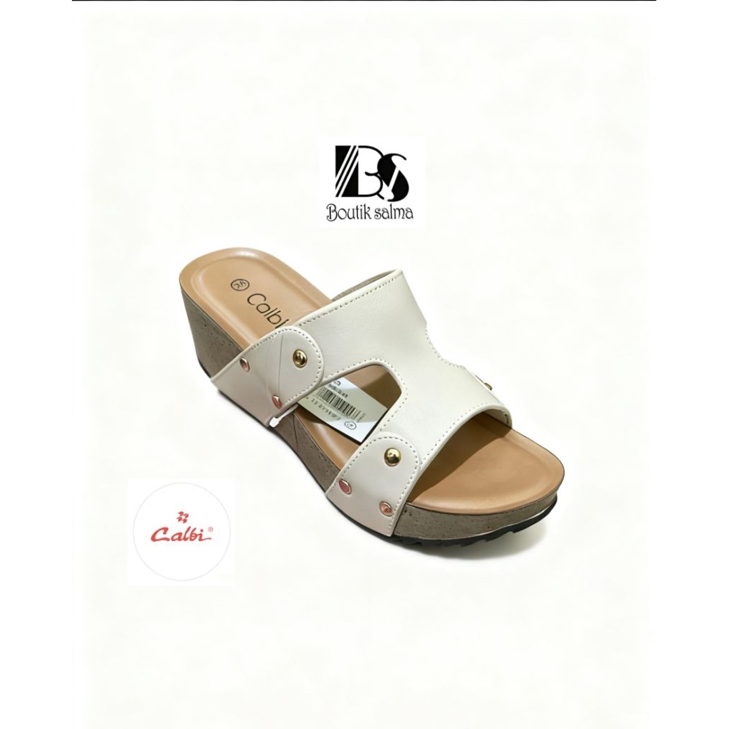 Calbi Original-Wedges Tinggi 5cm Sandal wanita