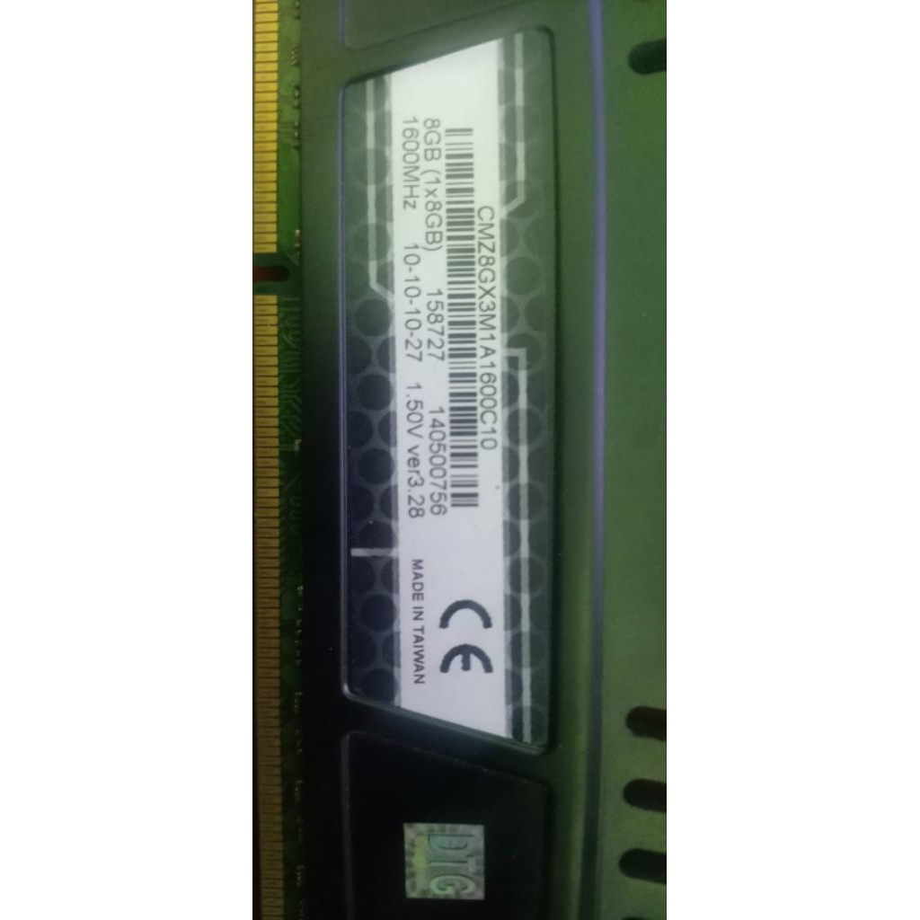 Ram pc ddr3 8gb Corsair Vengeance