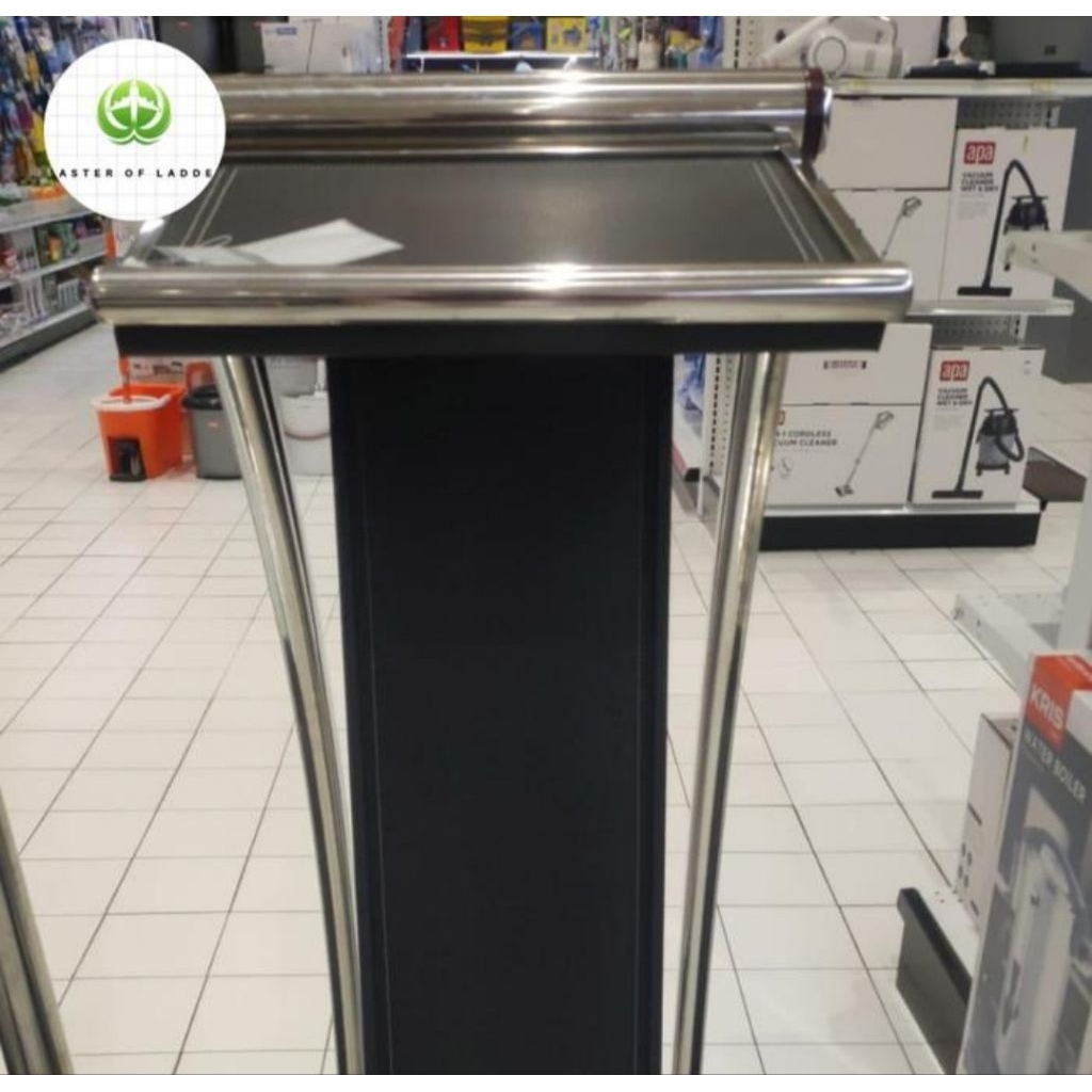 Krisbow Podium T-52 mimbar kayu podium kristen mimbar islam serbaguna