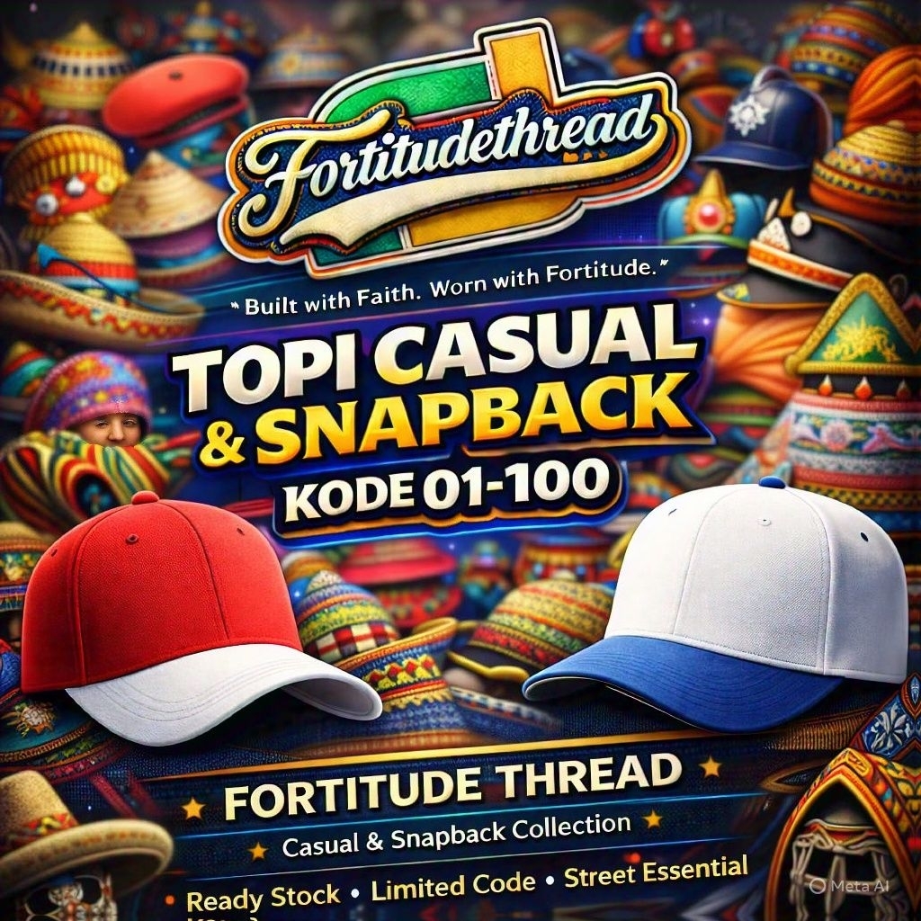 KODE 01 sd 100 Topi Casual / Snapback FranzThrift.id