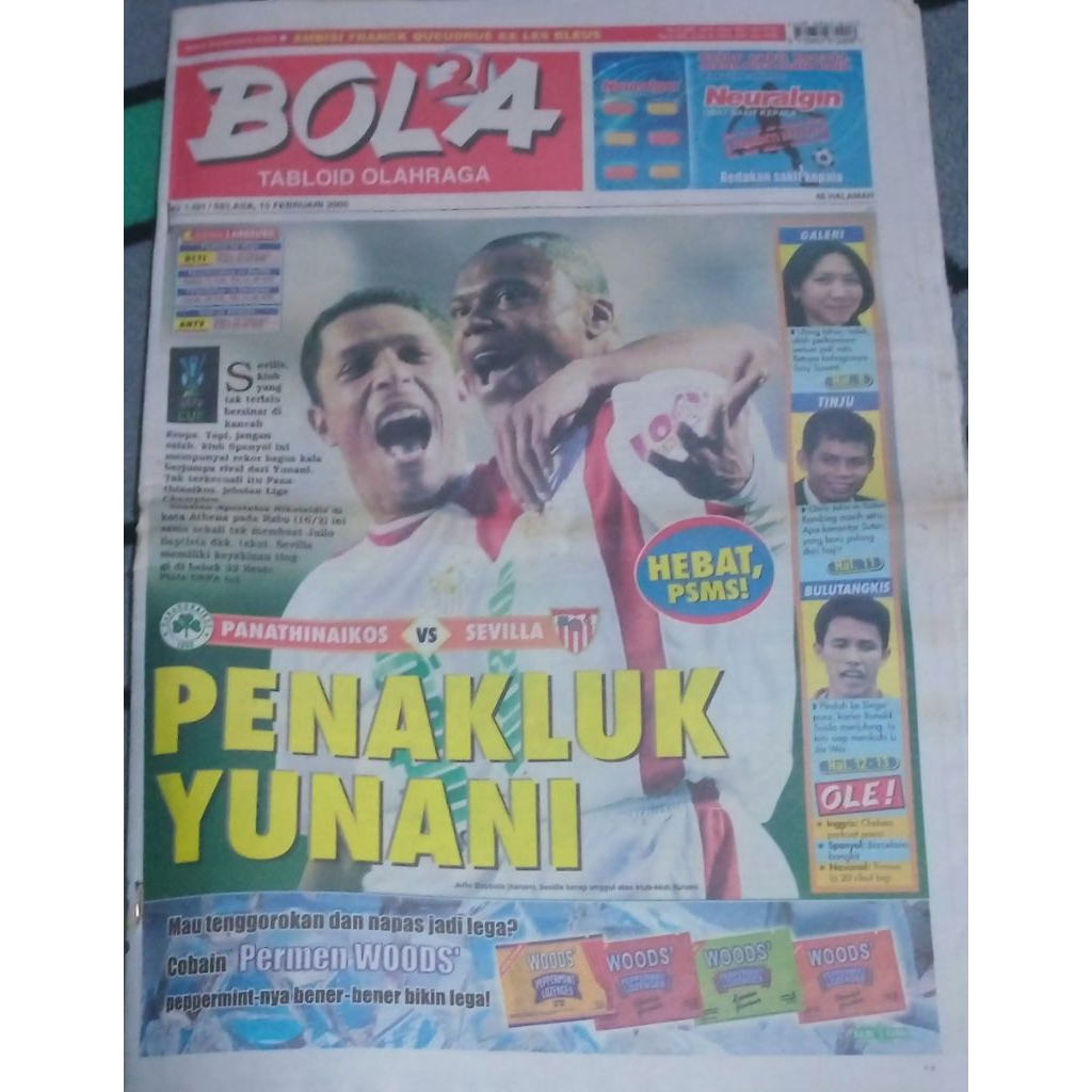Tabloid BOLA Selasa 15 Februari 2005