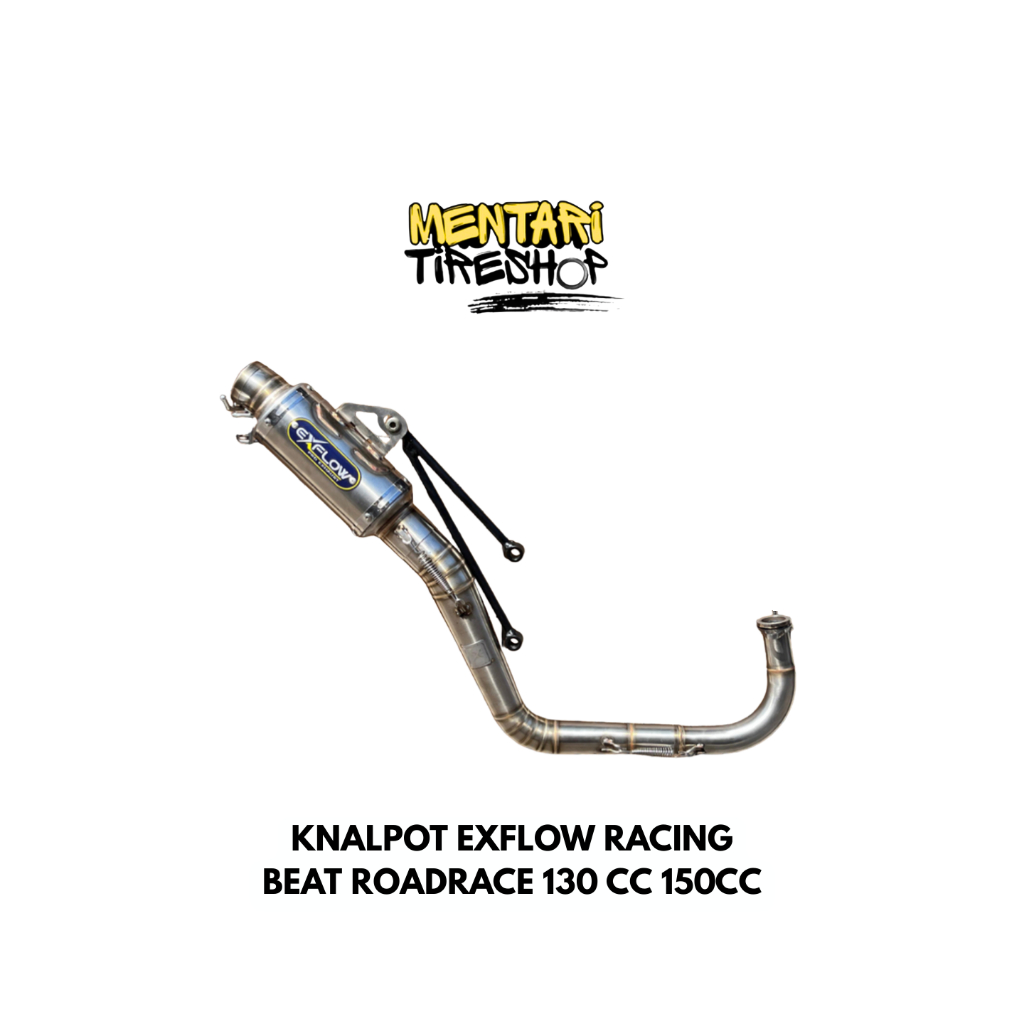 KNALPOT EXFLOW BEAT KARBU ROAD RACE 130CC TUNE UP 150CC EXFLOW KNALPOT BEAT KARBU ROAD RACE 130CC 15