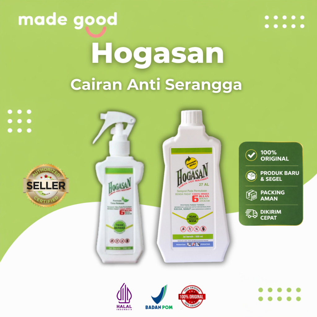 Hogasan Cairan Anti Serangga Insektisida Pest Control Pembasmi Serangga