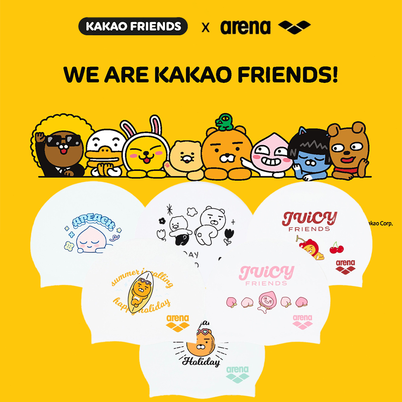 topi renang anak perempuan Arena 2025 Model Baru – Silikon Anti Air, Elastis Besar