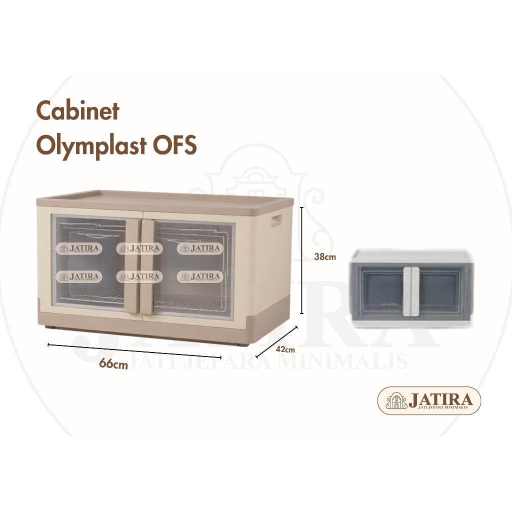 Lemari Cabinet OFS Olymplast | Olymplast Folding Storage Box Plastik | Lemari Kabinet Murah Palemban