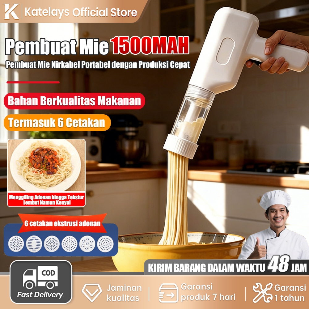 Mesin Mie Genggam Listrik, Mesin Mie Rumah Tangga, Mesin Mie Otomatis, Pistol Mie Genggam Pengisi Da