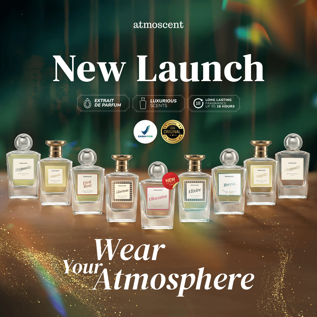 [New Launch] Atmoscent Extrait De Parfum Elixire / Extrait De Parfum First Rose / Extrait De Parfum 