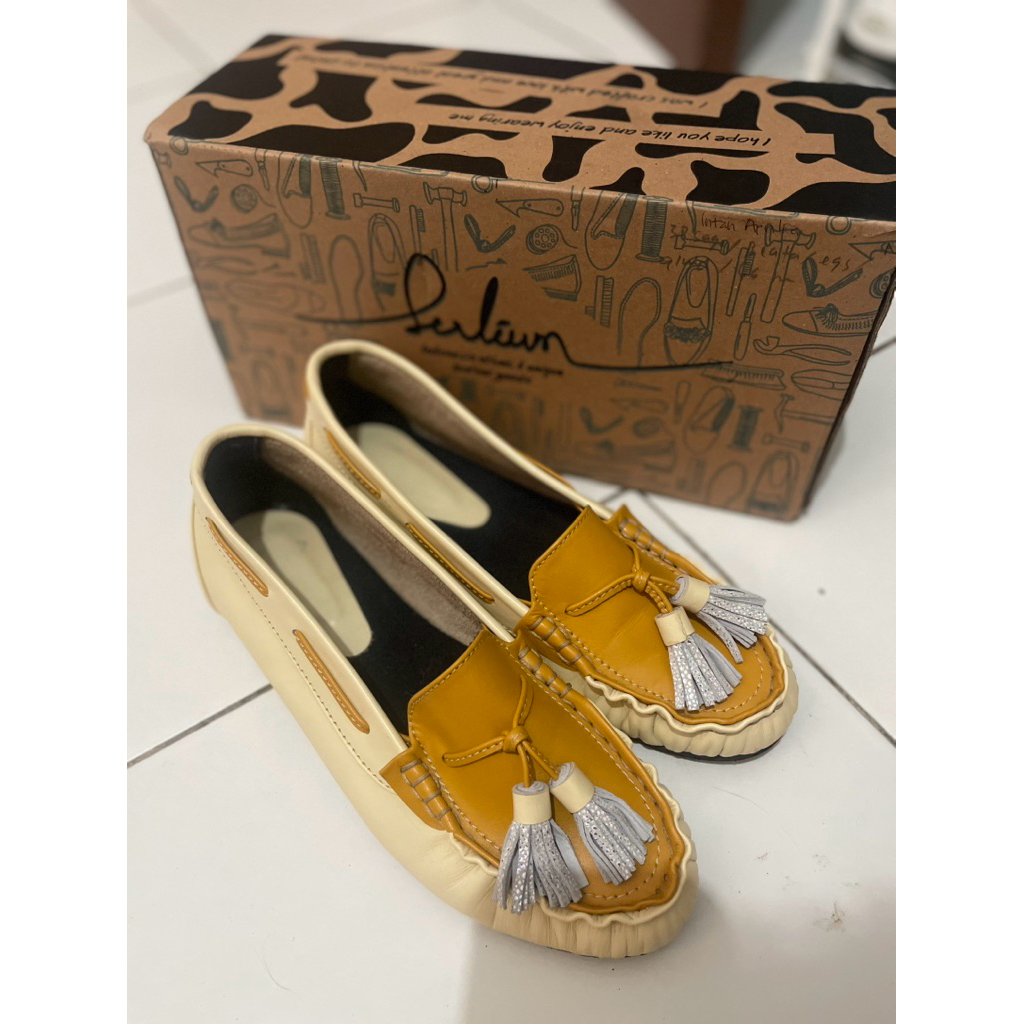 [PRELOVED] TALIA - Sepatu Serlium Kulit Sapi Asli