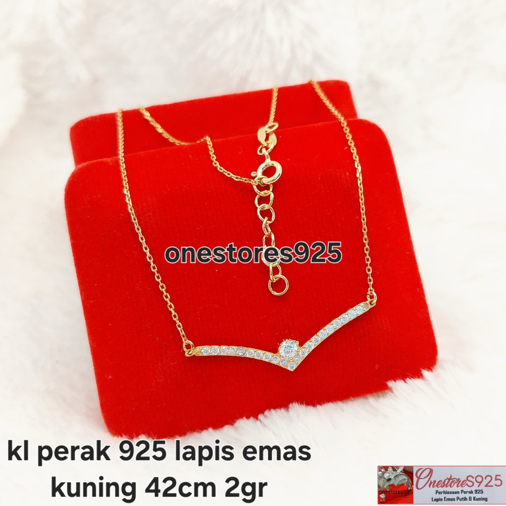 KALUNG KOYE PERAK 925 LAPIS EMAS ROSE GOLD 2GR