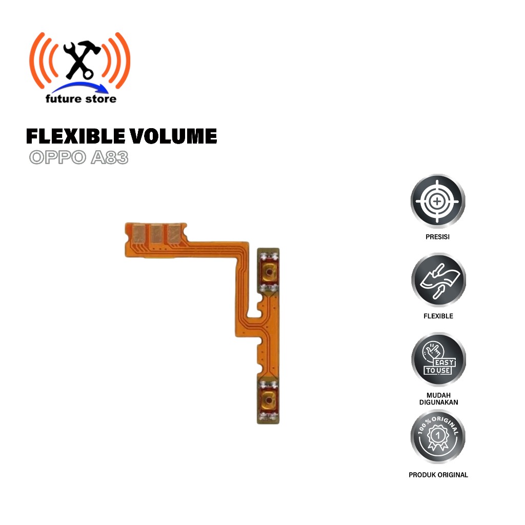FLEXIBLE VOLUME UNTUK OPPO A83 ORIGINAL - SPAREPART HP