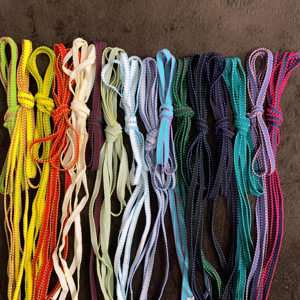 Tali sepatu model ori gerigi flat premium panjang -+130cm