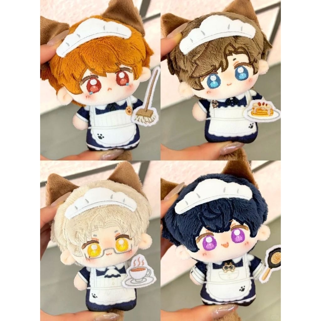 Boneka Plushie Cotton Doll 10cm Tear Of Themis Marius In Maid Outfit Boneka Figure Lucu Mobile Games