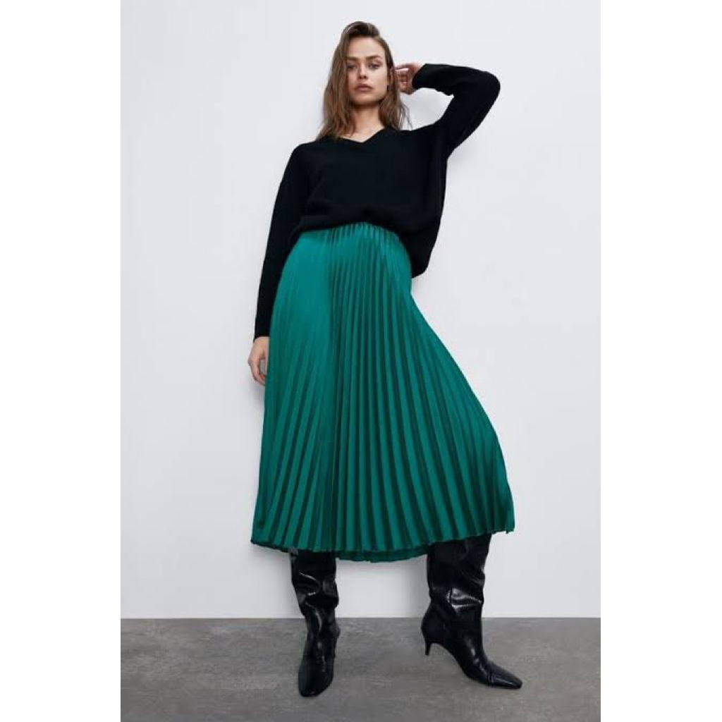 Rok Zara plisket (New)