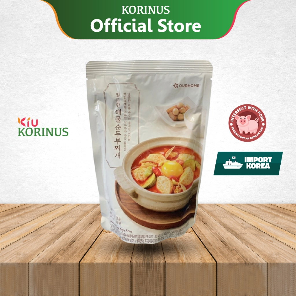 [OURHOME] Rebusan Tahu Dan Seafood / Seafood Soft Tofu Stew / Sup Korea 300g
