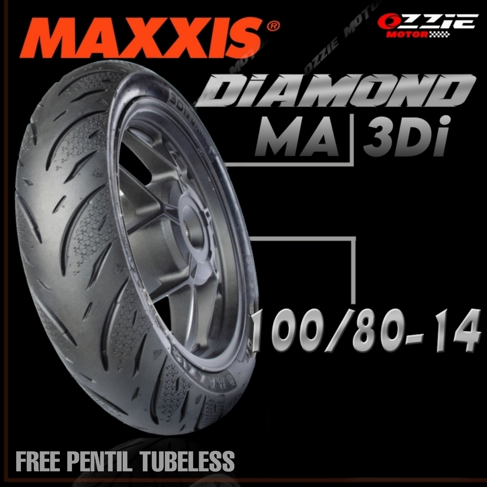 MAXXIS DIAMOND MA-3DN DIAMOND MA-3Di TAHUN PRODUKSI 2026 BAN MOTOR MATIK TUBELESS UKURAN 70/90-14 | 