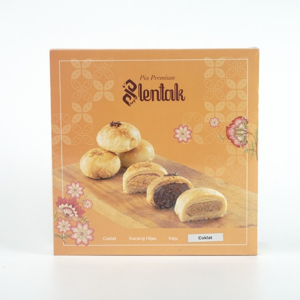 SLENTAK Pia Coklat Oleh oleh Khas Surabaya - 9 pc