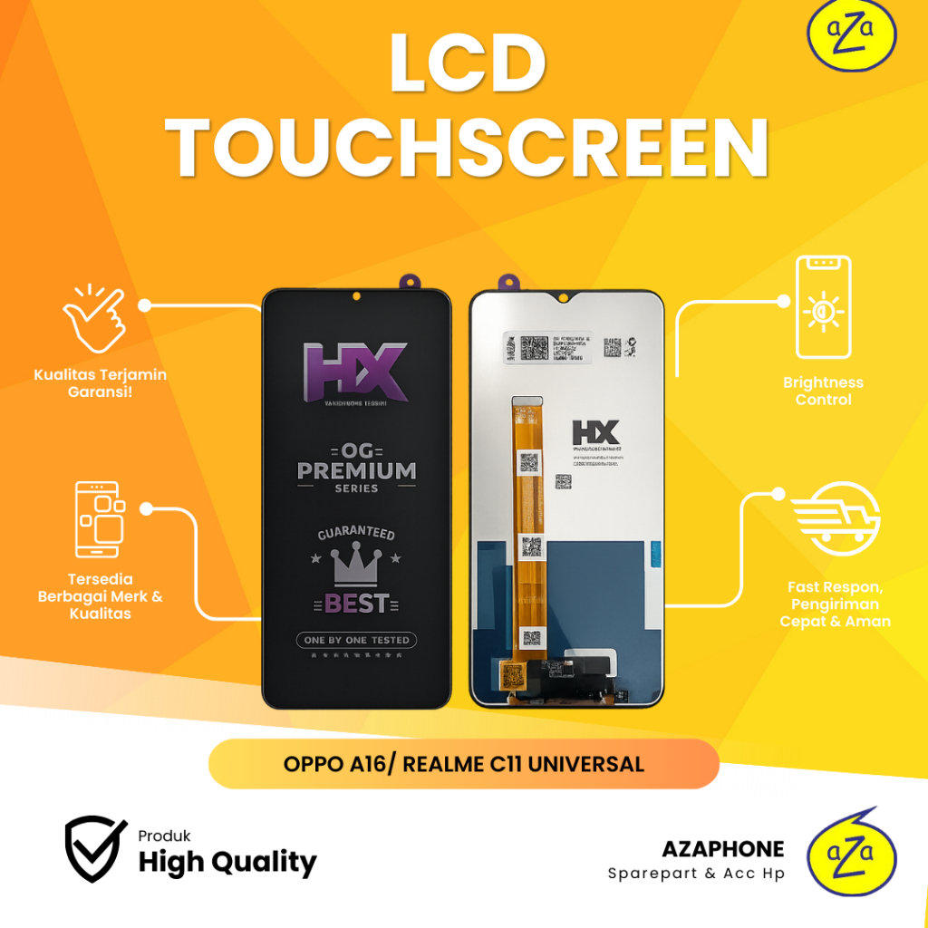 LCD REALME C11/C15/C12 LCD OPPO A15/A15S/A16K/A16E ORIGINAL 100% asli