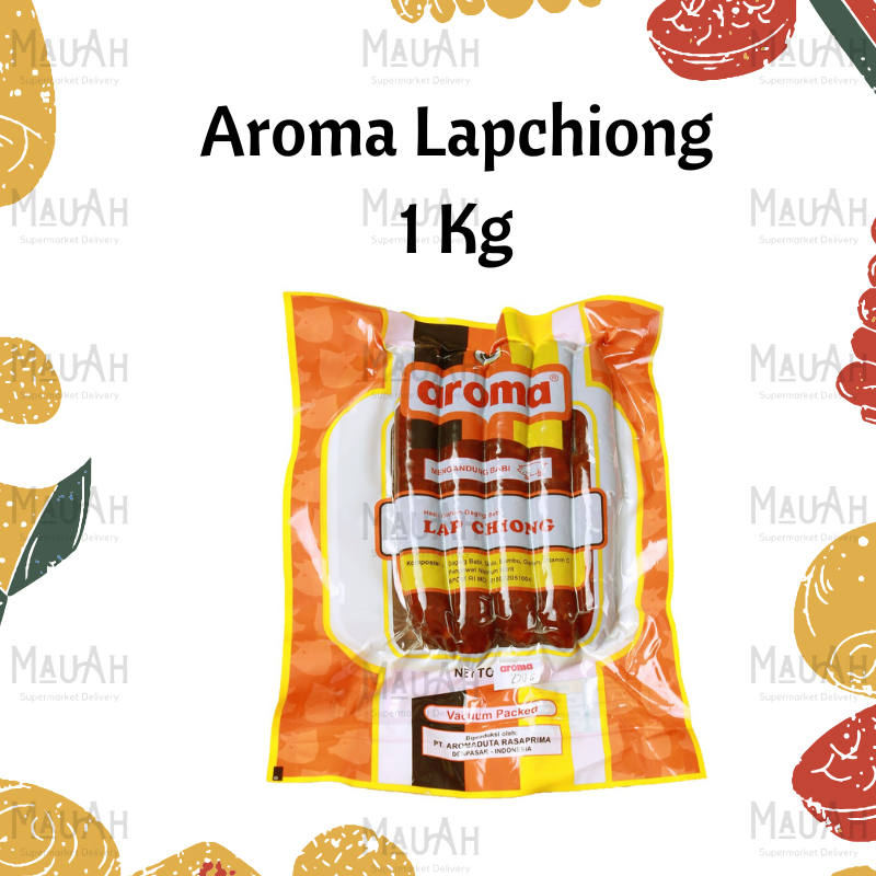 Aroma Lapchiong Pork Sausage Vaccum Pack 1 Kg
