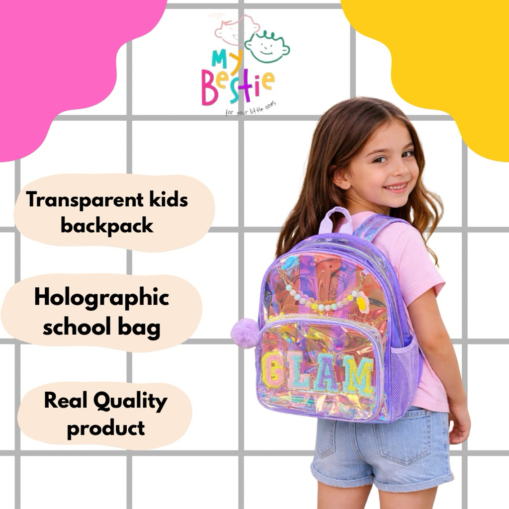 MyBestie - Mini Ransel Hologram Kids ( U2072 )