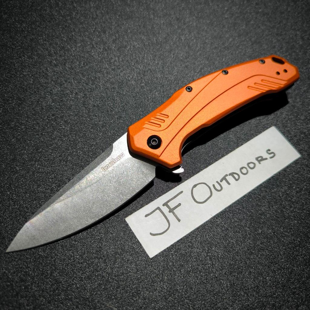 Pisau EDC Outdoor Kershaw Link Orange Edition