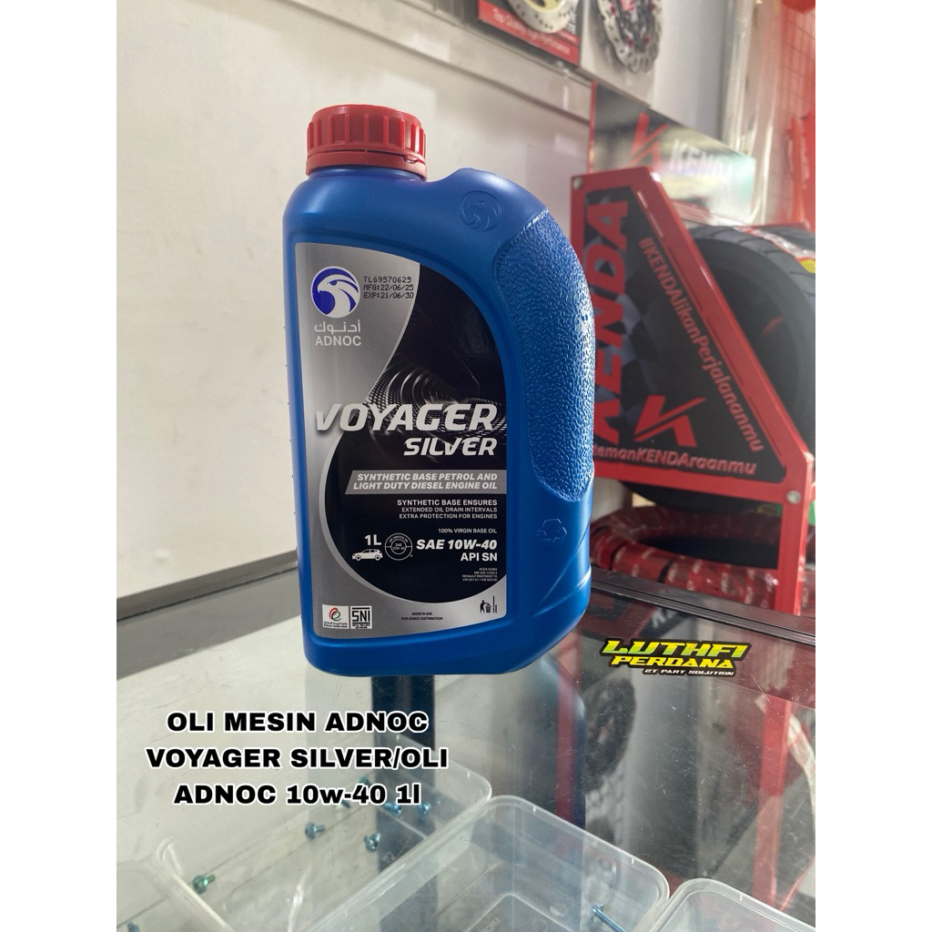 OLI MESIN ADNOC VOYAGER SILVER/OLI ADNOC 10W-40 1L