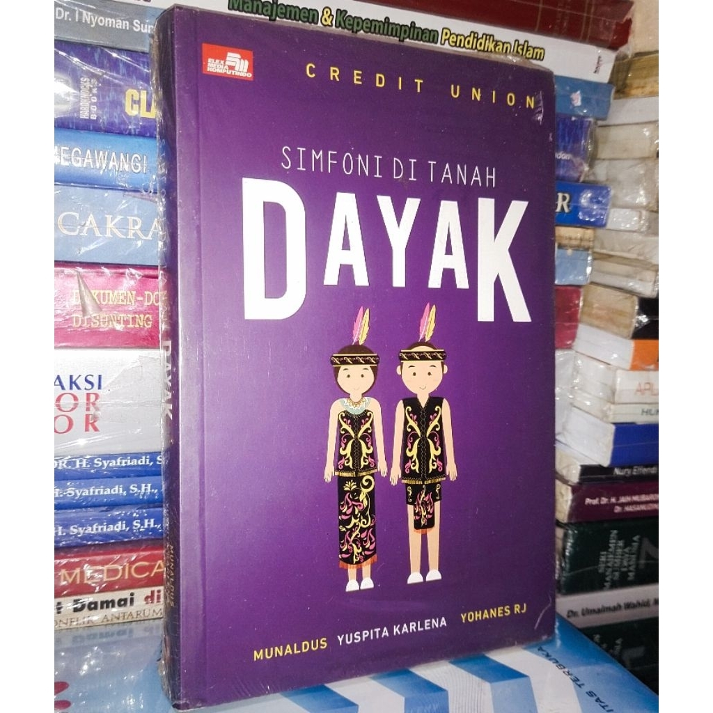 buku budaya Dayak. buku original