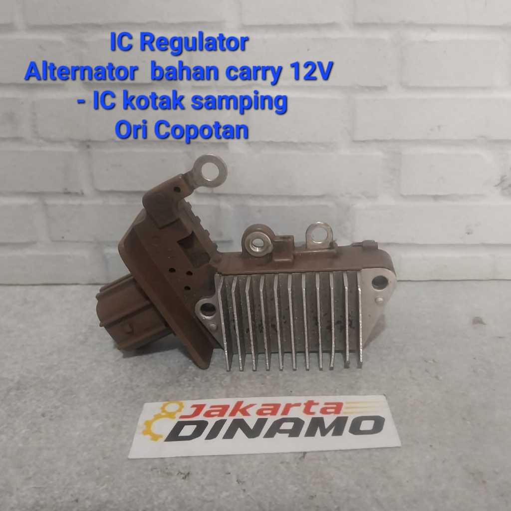 IC Regulator Alternator bahan Carry - IC Kotak samping  / 12V (SOKET Kotak, 4 Pin) - Copotan Origina