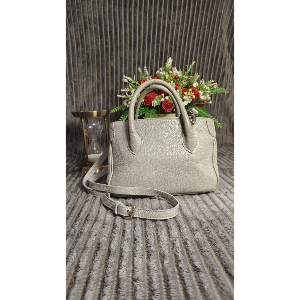 Preloved tas kulit sapi asli
