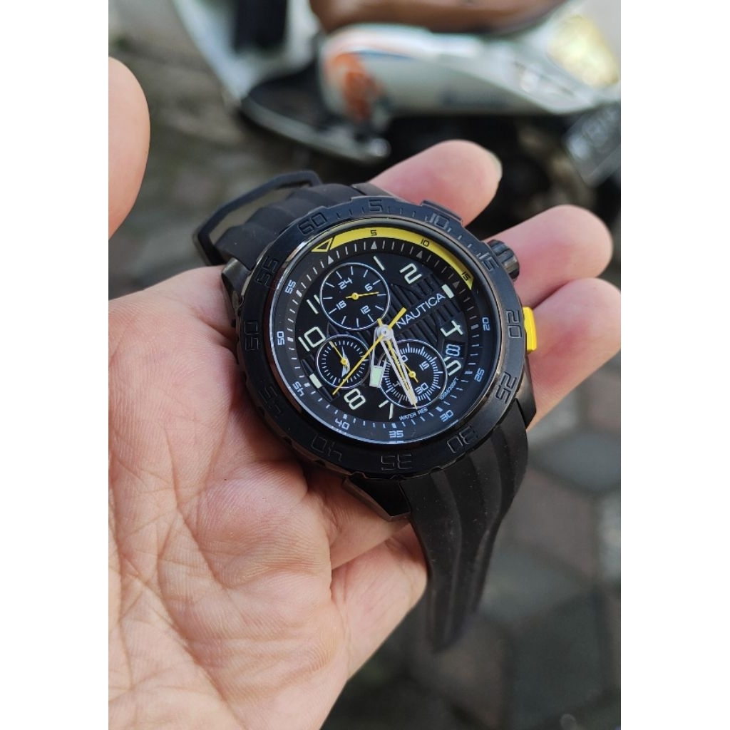 jam tangan original Nautica second bekas preloved