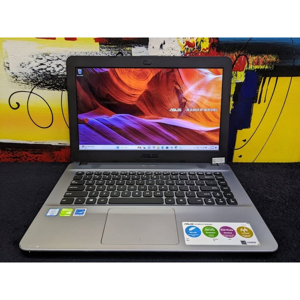Laptop Asus X441U Core i3 Gen 6 4/128 Siap Pakai