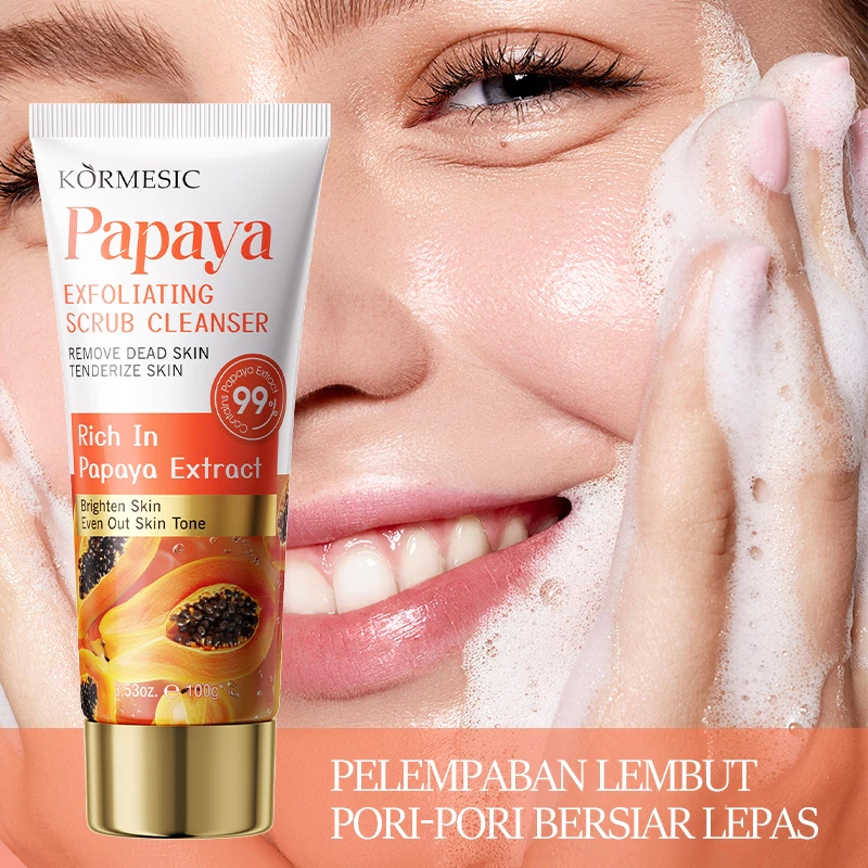 papaya facial wash facial wash pepaya sabun cuci muka pepaya facial wash facial wash mencerahkan