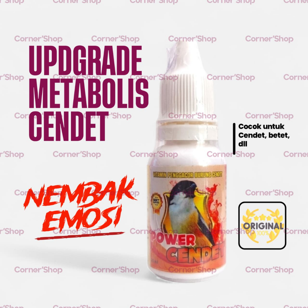 Power Cendet Max – Vitamin Penggacor Cendet/Pentet, Buka Paruh & Nembak Nyaring