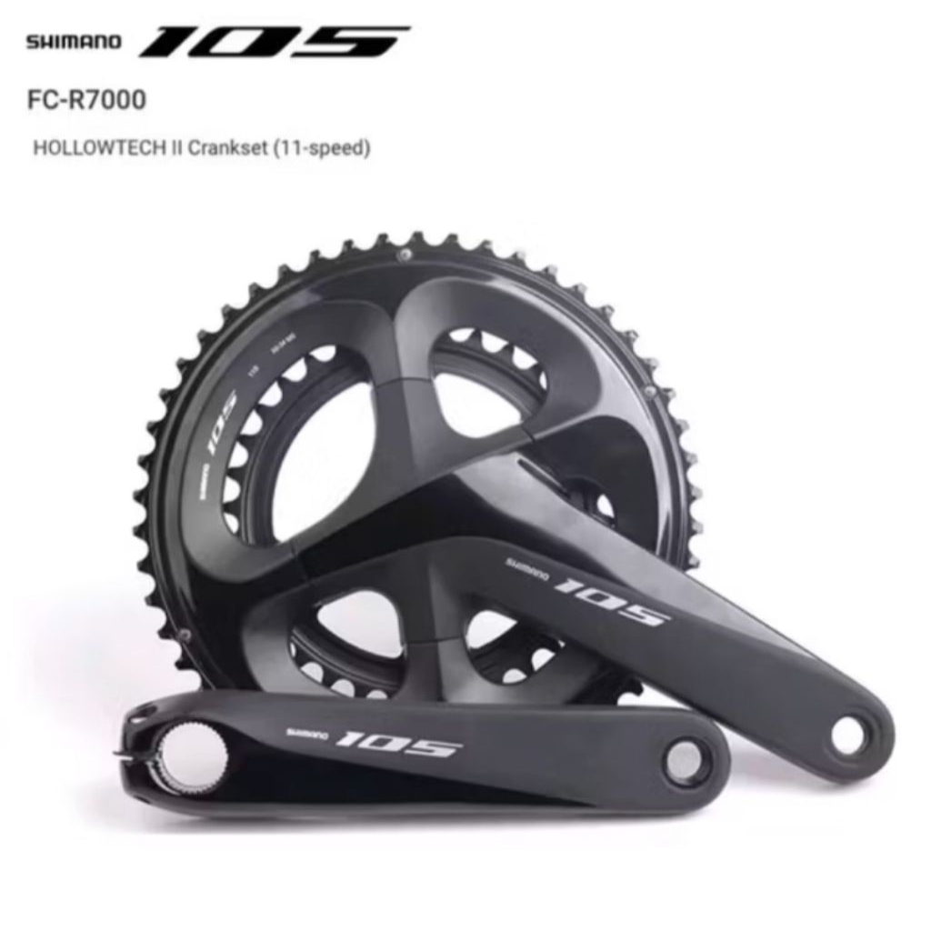 SHIMANO Crankset 105 FC R7000 2x11 speed.