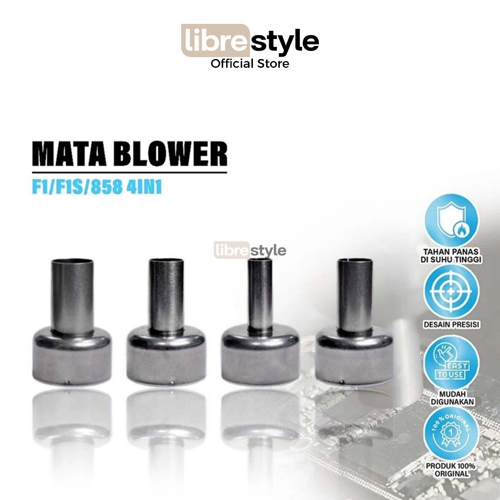 ONGLAI F1/F1S/858 Mata Blower 4 in 1 (Bahan Biasa) – Nozzle Rework Station FixTool F1/F1S/858