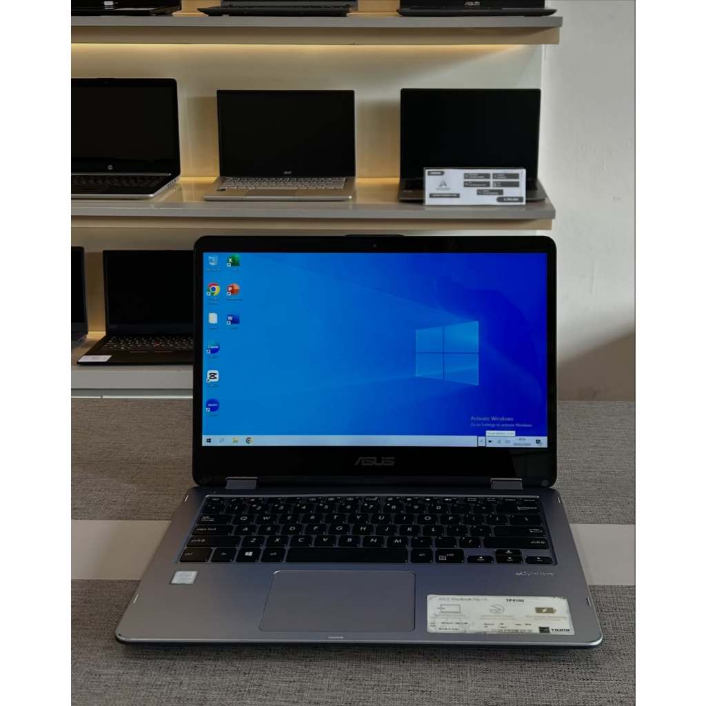 LAPTOP MAHASISWA PENDIDIKAN ASUS TP410U RAM 4 SSD 128