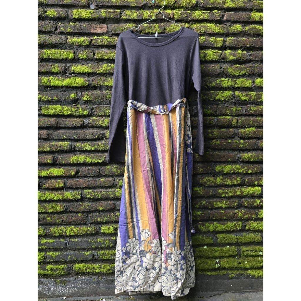 Preloved Dress Panjang Hitam