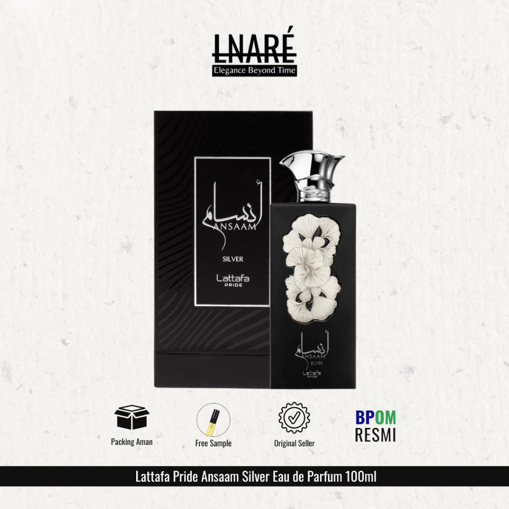 Lattafa Pride Ansaam Silver Eau de Parfum 100ml