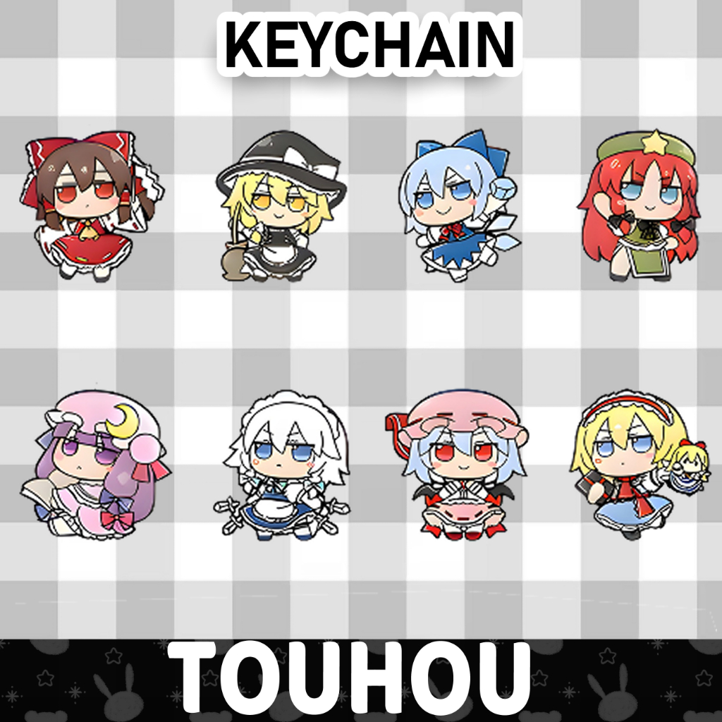 Gantungan Kunci Akrilik /  TOUHOU PROJECT CHIBI