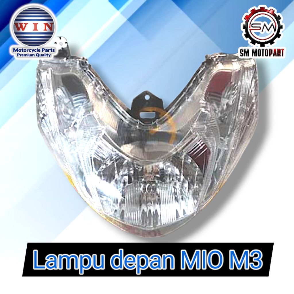 WIN - LAMPU DEPAN REFLEKTOR HEADLAMP MIO 125 M3 MIO Z 2014 2015 2016 2017 2018 2019