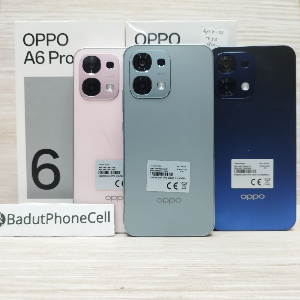 OPPO A6 PRO 4G 8/256GB 8/128GB HP BEKAS SECOND FULLSET