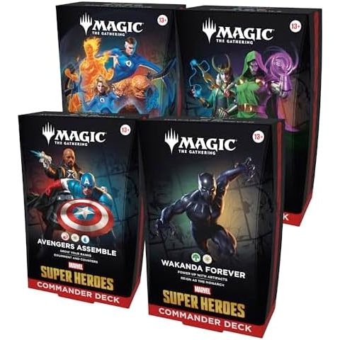 Magic: The Gathering | Marvel Super Heroes Commander Deck Bundle