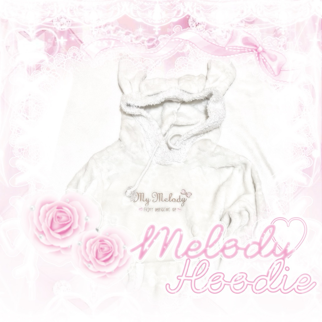 ʚ READY ɞ | _ | My Melody Bunny Hoodie Kawaii Coquette Ryousangata Lolita Liz Lisa Lizmelo Look a Li