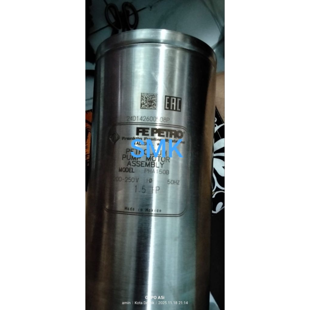 ONLY MOTOR 1,5 HP STP FE PETRO SPBU/Submersimble Pump Franklin Fueling Systems SPBU