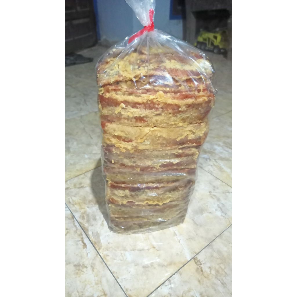 Sale pisang lidah atau sale pidang press kemasan 1 bal