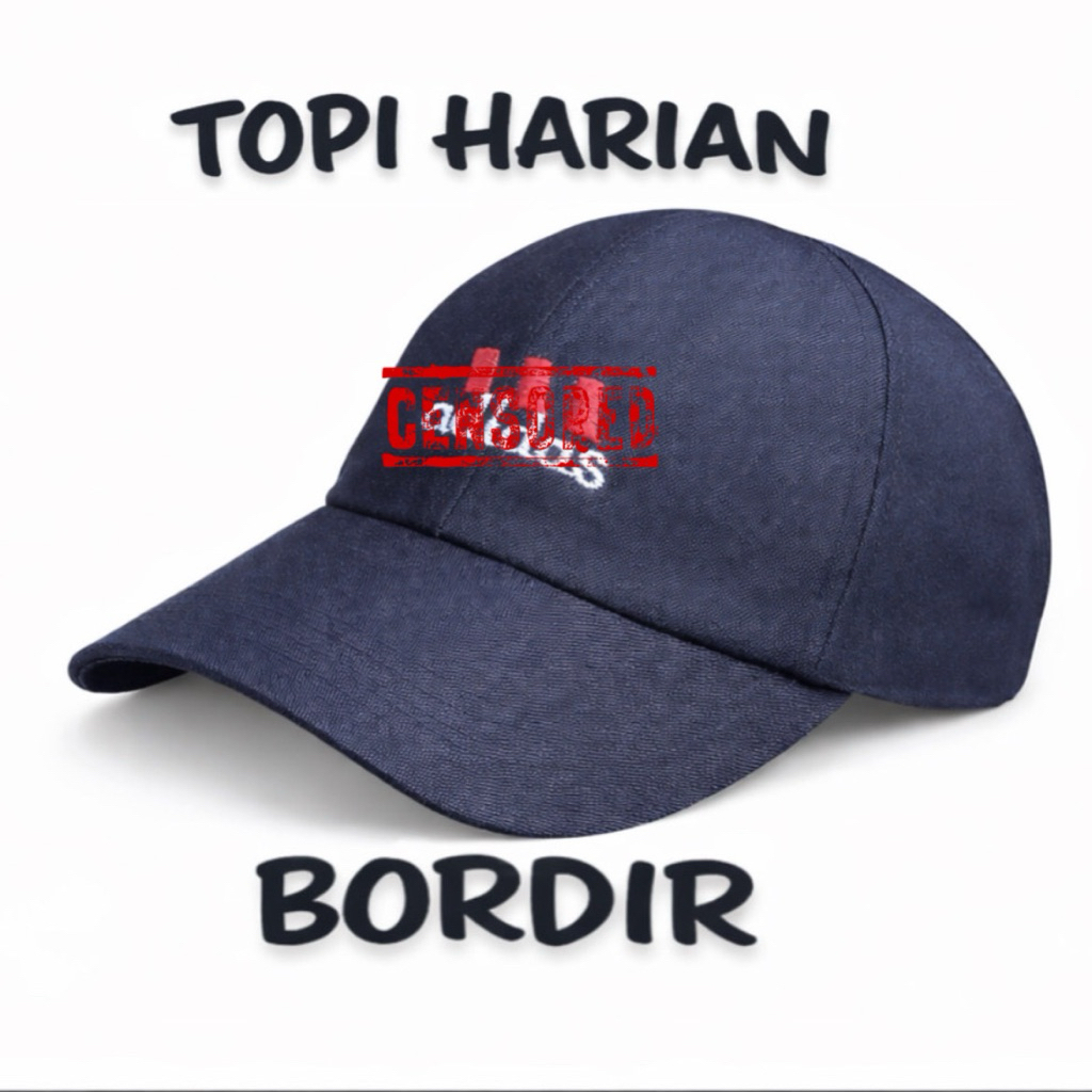 Topi Jeans Levis Denim - Bisbol Baseball Bordir Pria Wanita | Topi Baseball Casual | Topi Harian Ker